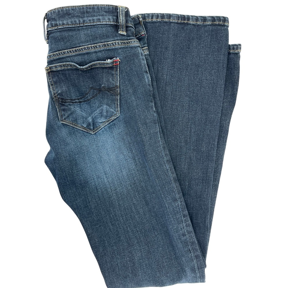 Mountain Khakis Women‎ Classic Fit Low Rise Dark Wash Denim Jeans Size 2R